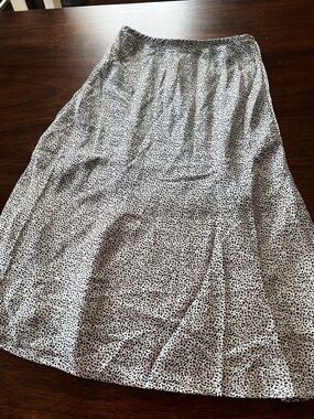 Sienna Sky Black and White Speckled Maxi Skirt
